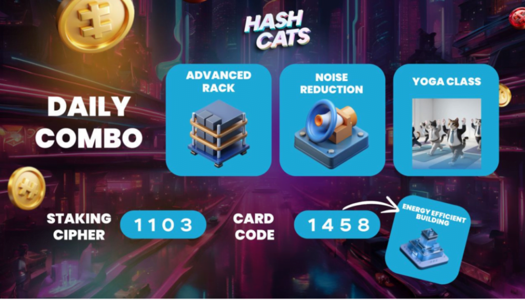 HashCats Daily Combo & Cipher Staking 19 September 2024