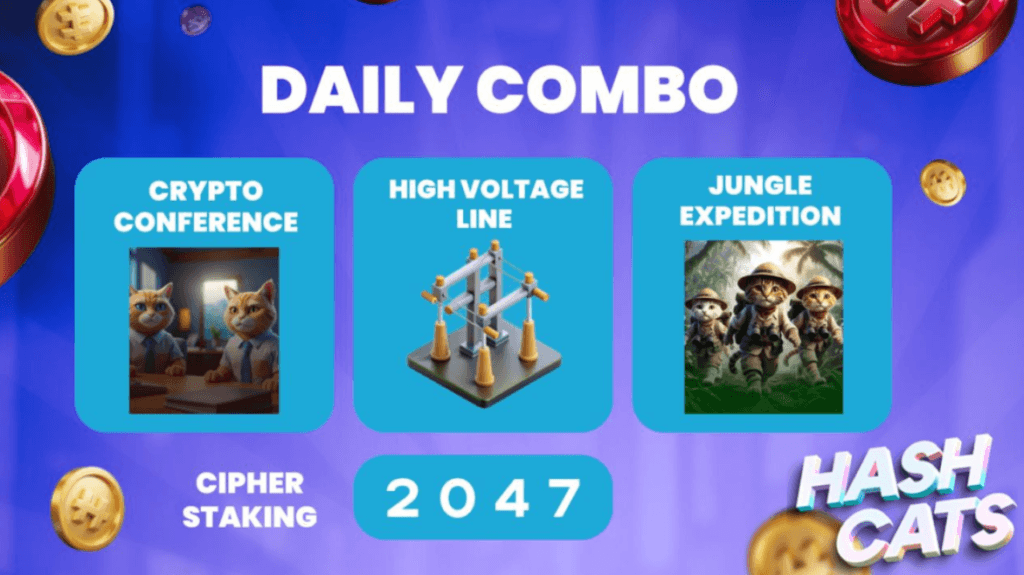 HashCats Daily Combo & Cipher Staking 1 October 2024