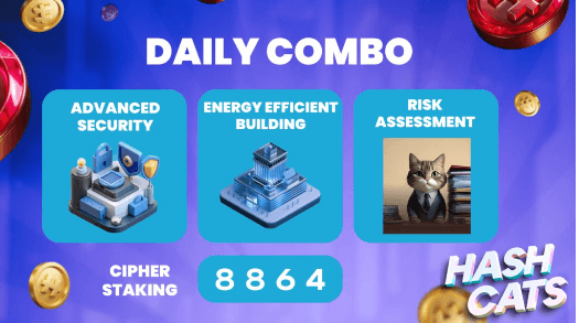 HashCats Daily Combo & Cipher Staking 2 October 2024