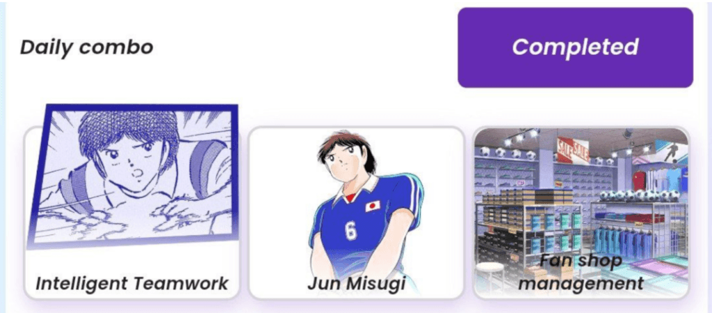 Captain Tsubasa Daily Combo 5 October 2024