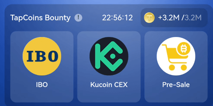 TapCoins Bounty Daily Combo 10 October 2024