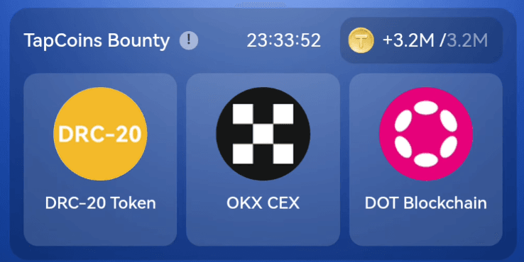 TapCoins Bounty Daily Combo 13 October 2024