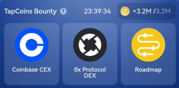 TapCoins Bounty Daily Combo 16 October 2024