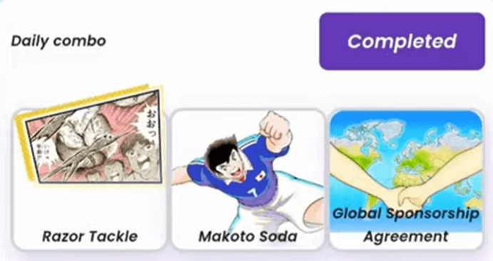 Captain Tsubasa Daily Combo 20/21 October 2024