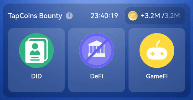 TapCoins Bounty Daily Combo 22 October 2024