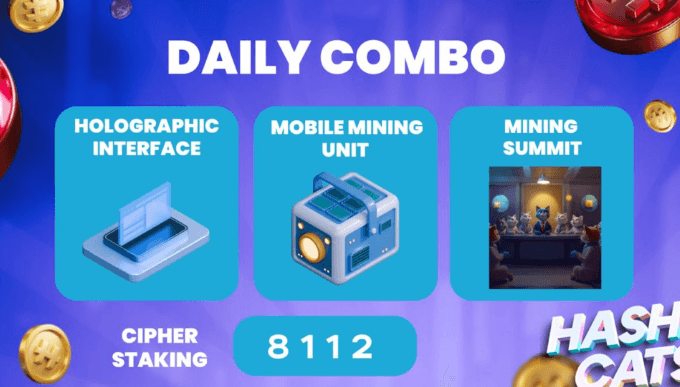 HashCats Daily Combo & Cipher Staking 29/30 October 2024