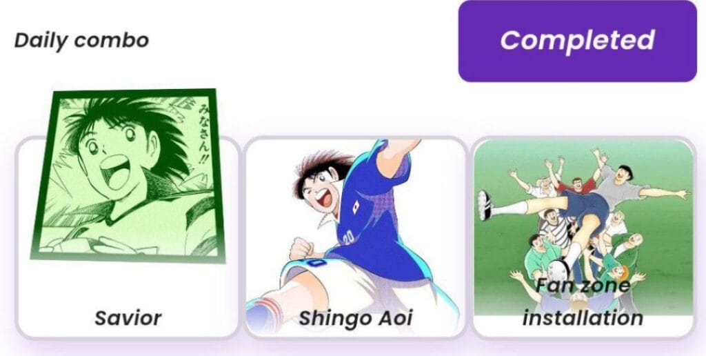 Captain Tsubasa Daily Combo 19 October 2024