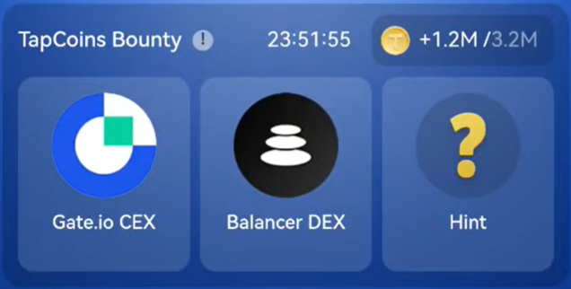 TapCoins Bounty Daily Combo 4 November 2024