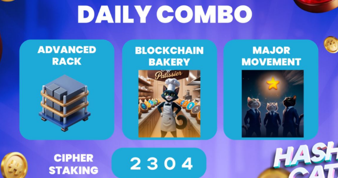 HashCats Daily Combo & Cipher Staking 6/7 November 2024