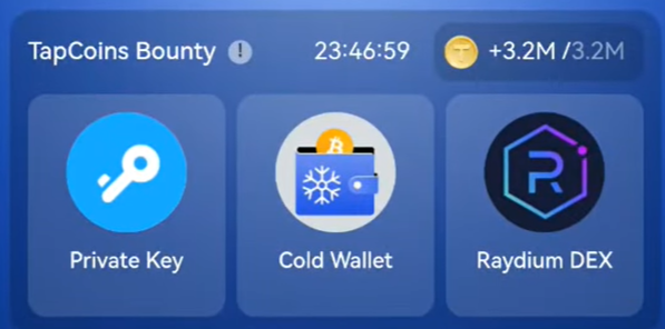 TapCoins Bounty Daily Combo 12 November 2024