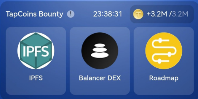 TapCoins Bounty Daily Combo 8 December 2024