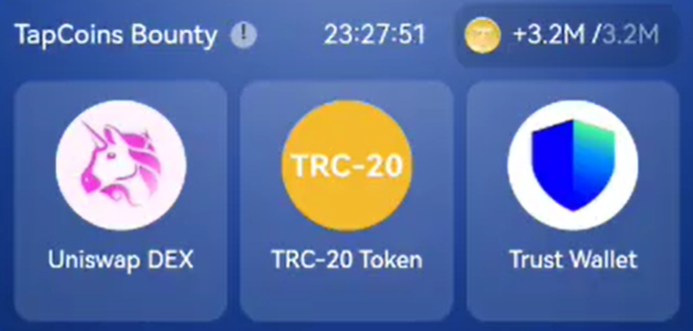 TapCoins Bounty Daily Combo 9 December 2024