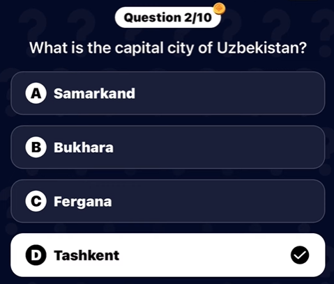 City Holder Daily Quiz 20/21 December 2024