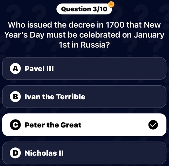 City Holder Daily Quiz 25/26 December 2024