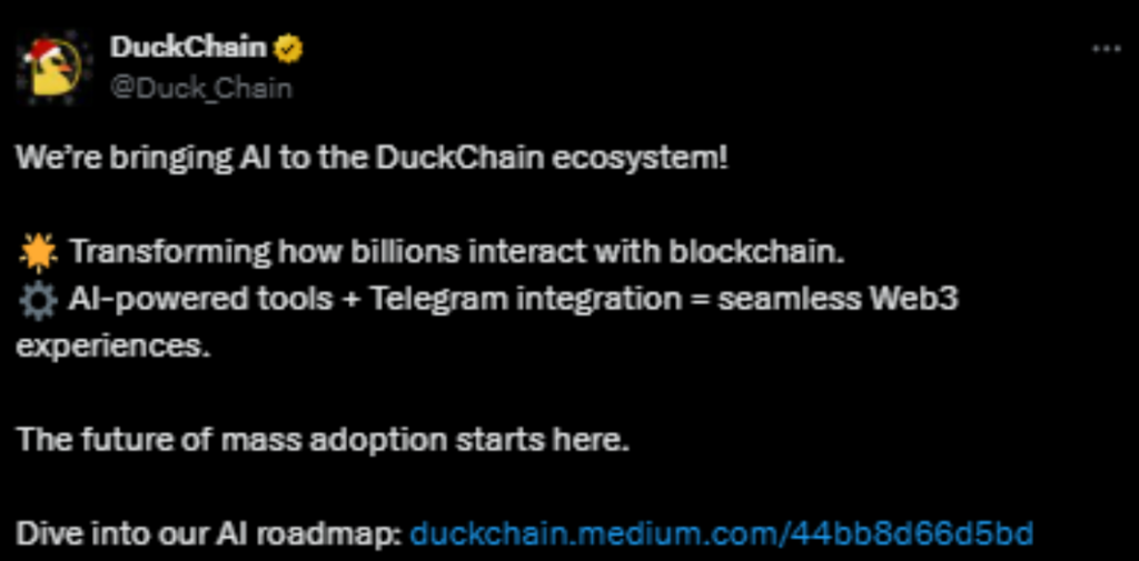 DuckChain Listing Date Near: AI Roadmap Unveiled for Blockchain Revolution