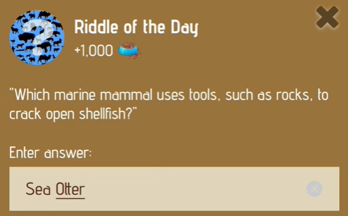 Zoo Riddle of the Day 30/31 December 2024