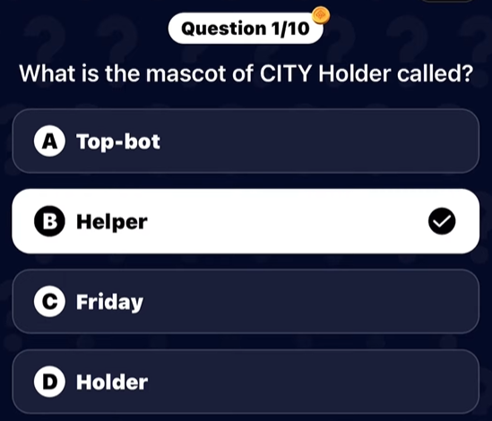 City Holder Daily Quiz 31 December 2024