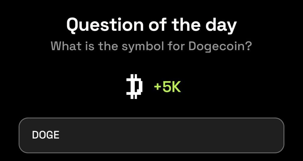 Dropee Question of the Day Code 7 December 2024