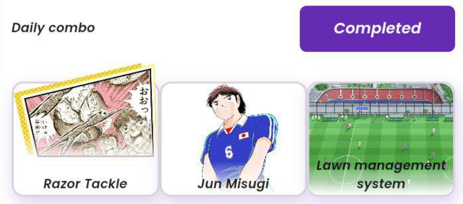 Captain Tsubasa Daily Combo 7/8 January 2025