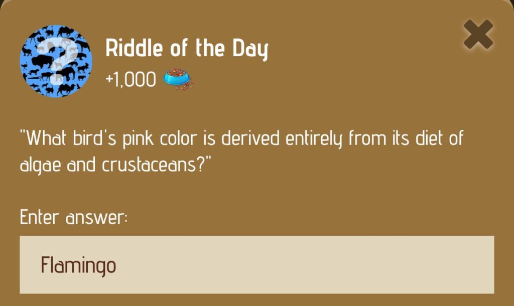 Zoo Riddle of the Day 14 January 2025