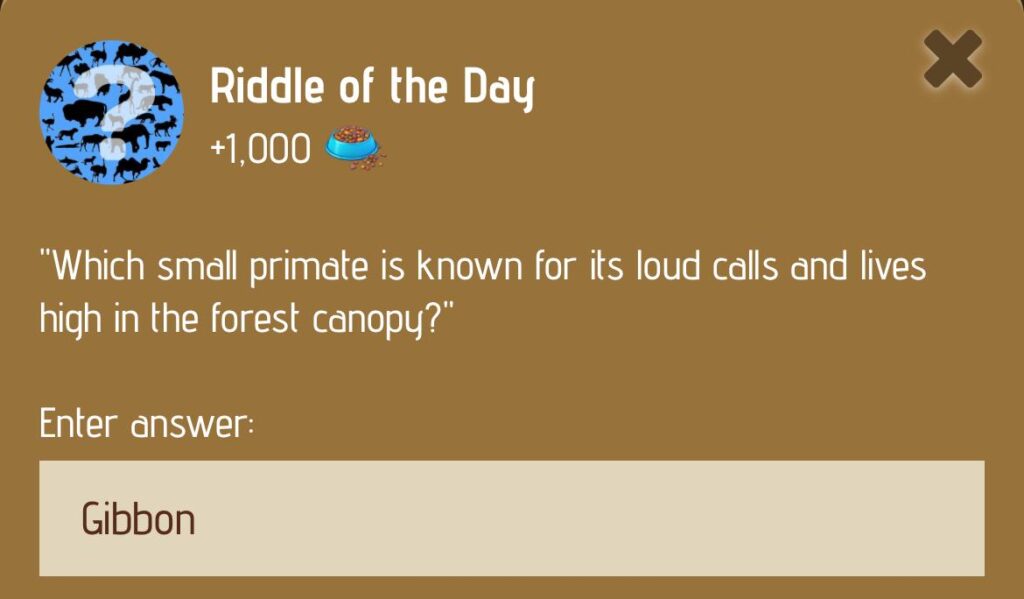 Zoo Riddle of the Day 24 January 2025