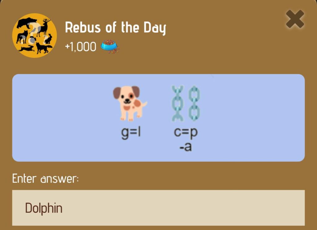 Zoo Rebus Of The Day 31 January 2025