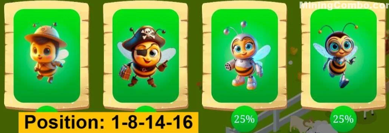 Bee Harvest Daily Combo 19 February 2025